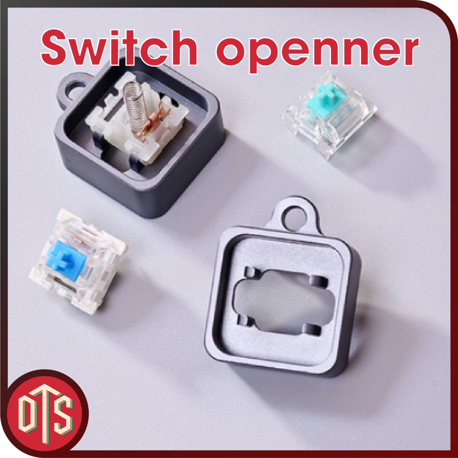 Dụng cụ mở switch 3in1 2in1 CNC | Kelowna nhôm nguyên khối CNC | Switch opener dành cho bàn phím cơ | DoubleT store