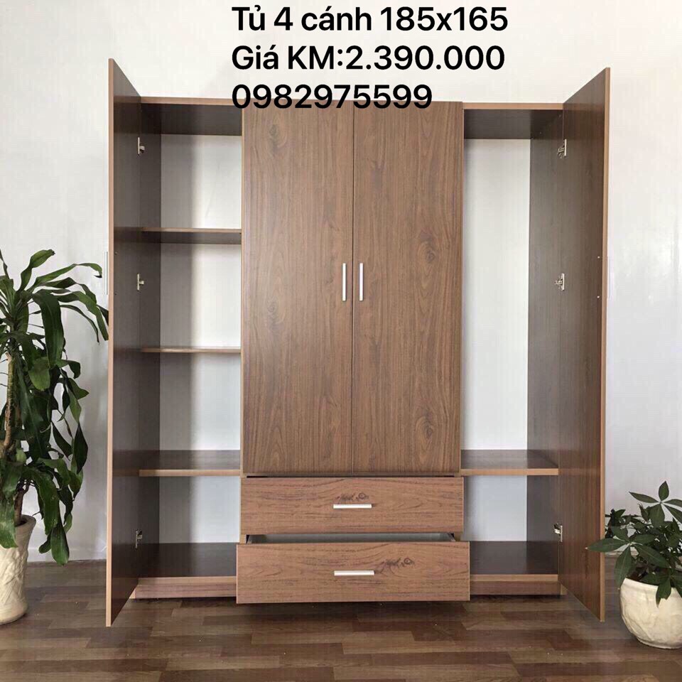 TỦ NHỰA ĐÀI LOAN 4 CÁNH