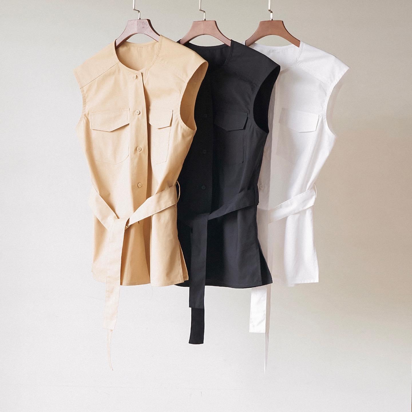 At least long-box shirt áo sơ mi không tay