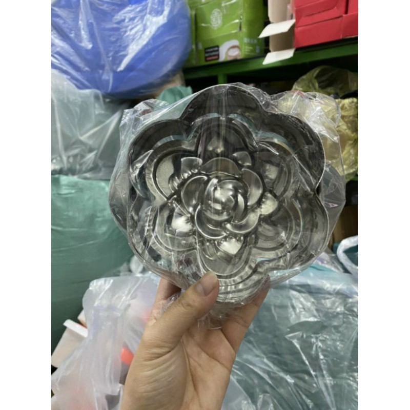 Khuôn xôi inox hình hoa hồng dễ làm dụng cụ nhà bếp