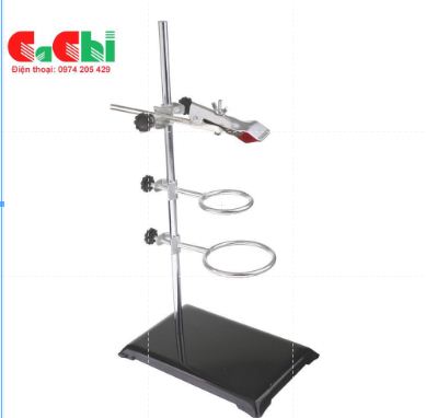 Bộ giá đỡ thí nghiệm tự làm thí nghiệm (gồm: 1 bộ chân đế, 1 bọ kẹp, 2 giá vòng, 1 kẹp cổ sinh hàn)