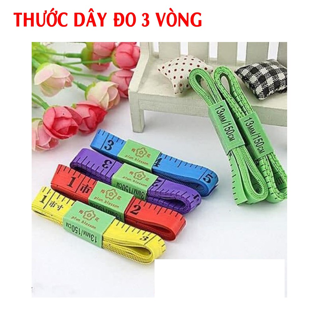 Thước dây đo vòng eo , đo cắt may dài 1.5 mét