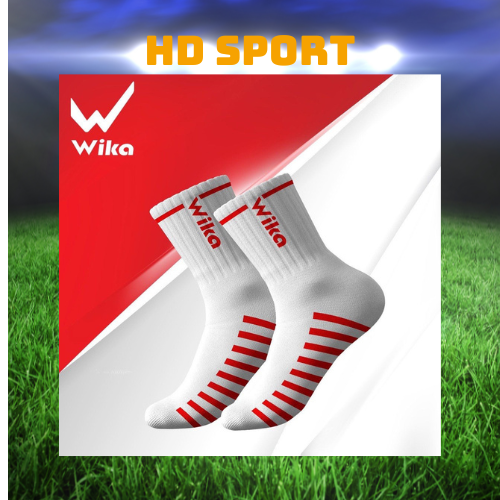 Tất đá bóng wika basic chất liệu dệt dày dặn co giãn thoáng khí. hd sport