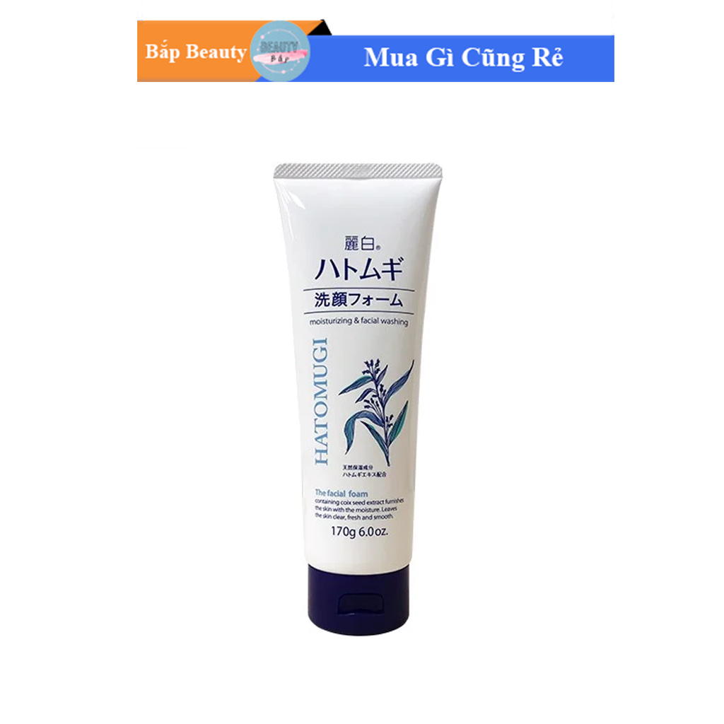 Sữa rửa mặt Hatomugi Nhật Bản (tuýp lớn 170g)