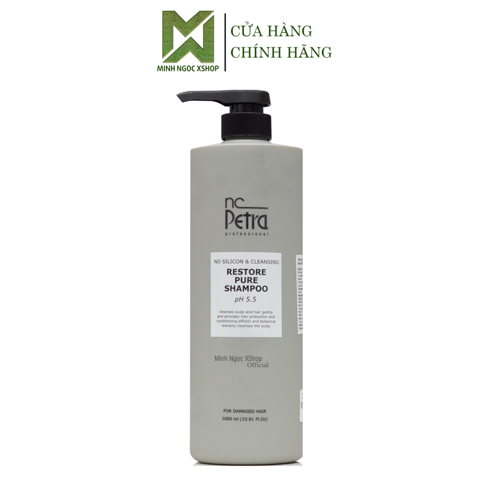 Dầu gội công nghệ sinh học phục hồi Nc Petra Restore Pure 1000ML