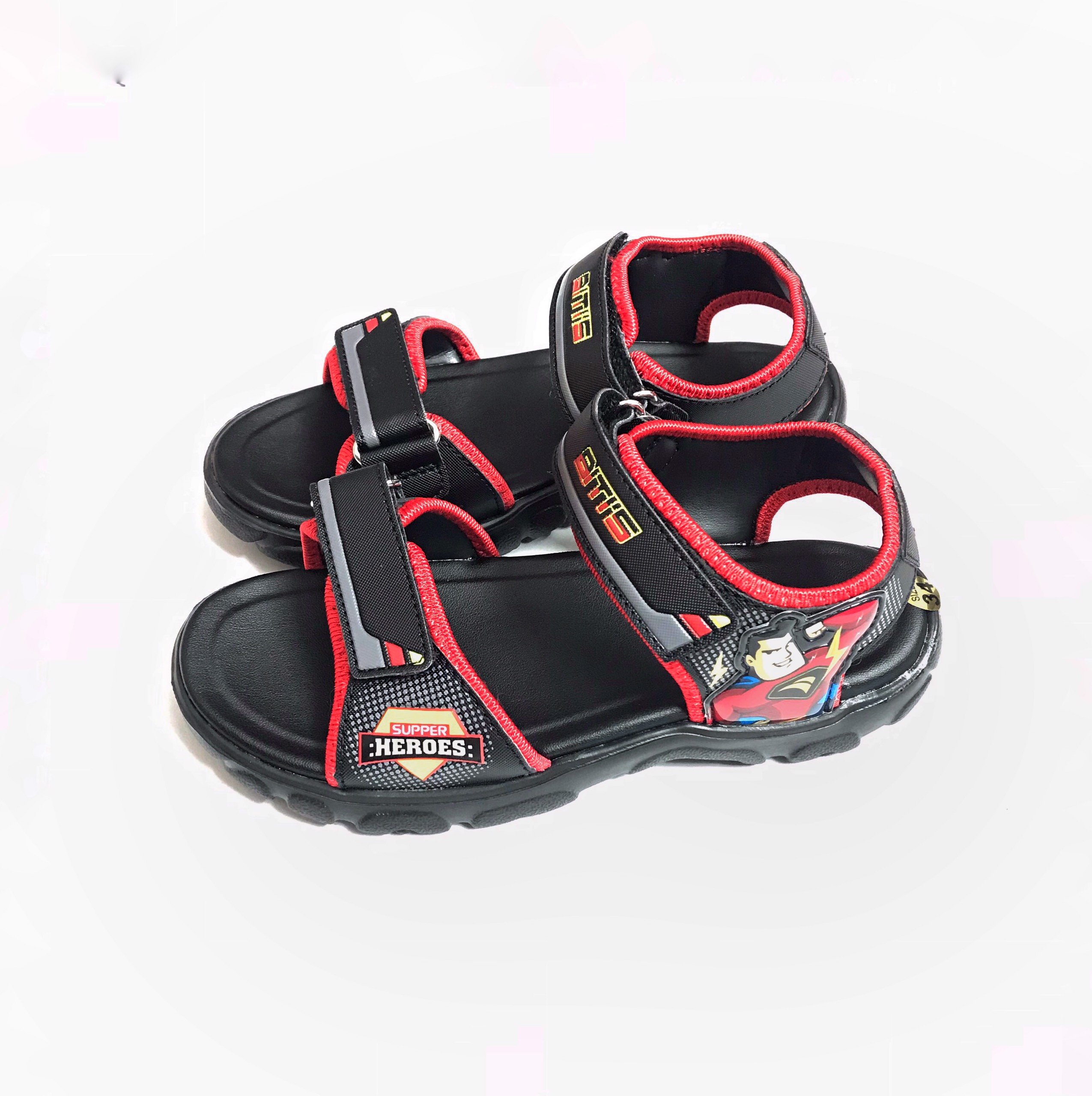 Dép Sandal Quai Hậu Bé Trai  Deb007500 Siêu Đẹp