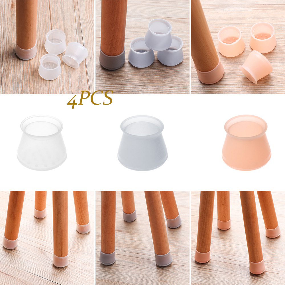 Set 80 miếng bọc chân bàn ghế bằng silicon dày chống xước sàn