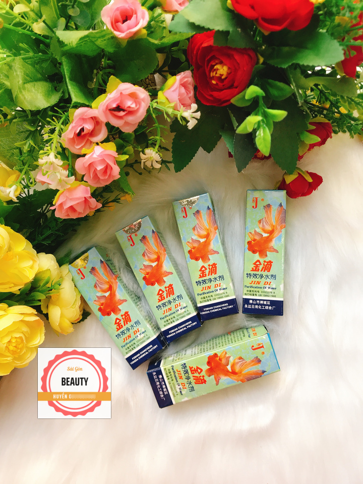 Dung dịch làm trong nước jindi cho hồ cá cảnh, bể thủy sinh