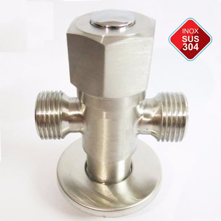 [HCM]Van T có khóa inox 304, VAN KHÓA, VAN NƯỚC, VÒI NƯỚC, VÒI, CHỮ T, KHÓA NƯỚC, VÒI BỒN CẦU