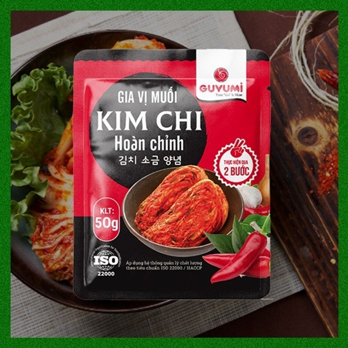 GIA VỊ MUỐI KIM CHI HOÀN CHỈNH - GUNGON 60GR