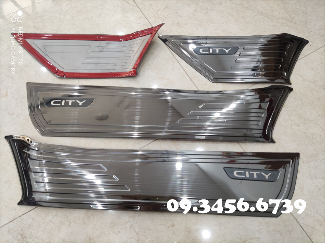 Bộ 4 tapli cửa xe Honda CITY 2021 2022 2023 Mẫu Titan Cao Cấp - Bộ 4 Chi tiết Phụ Kiện Trang Trí Xe Sang Trọng Hơn