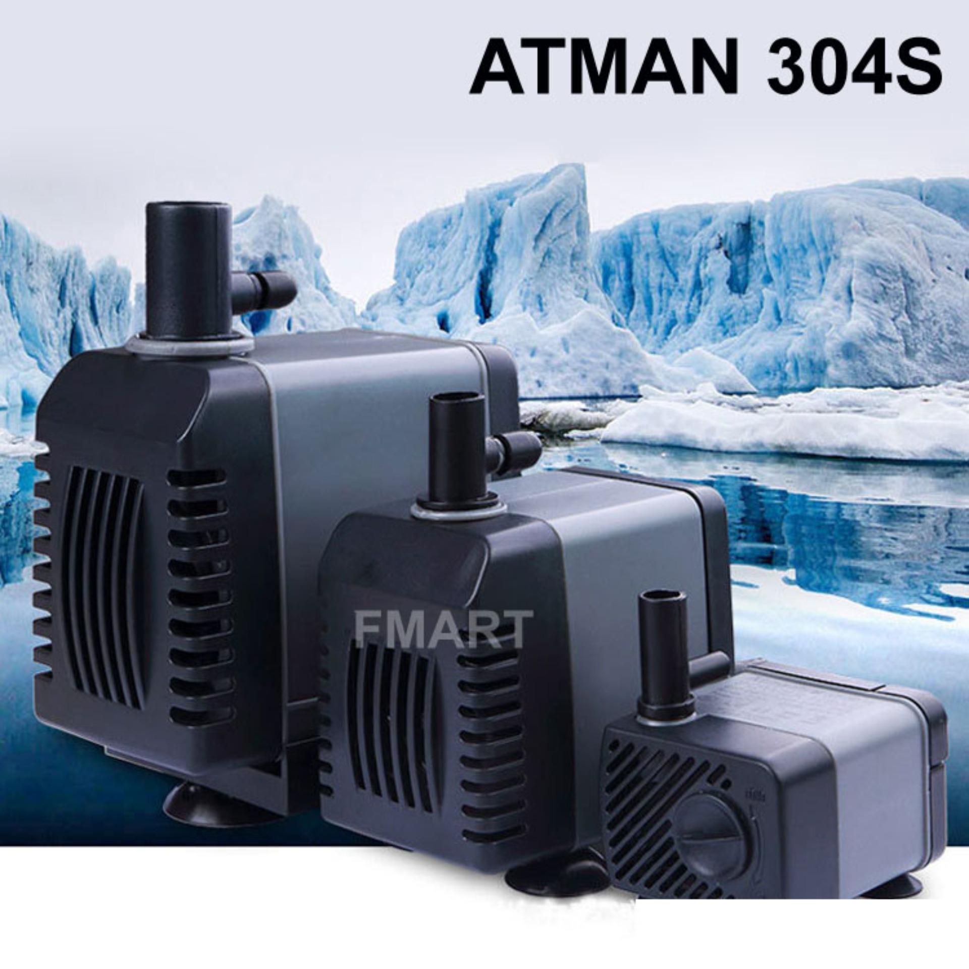 Máy bơm nước hồ cá ATMAN AT-304S (8W - 800l/h) Loại 1, Máy bơm nước mini Máy bơm bể cá .Có sẵn phi ống, ống dẫn. Sản phẩm mua về dùng ngay