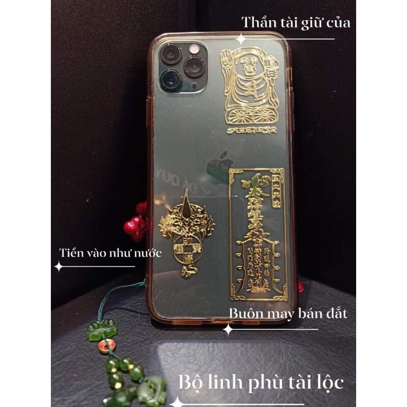 Bộ 3 Linh Phù Thần Tài + Tiền Vô + Buôn May Bán Đắt