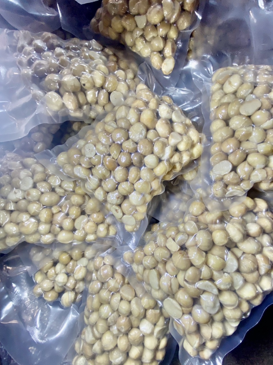 Nhân Hạt Macca Tây Nguyên, hút chân không, Bịch 0.5 kg