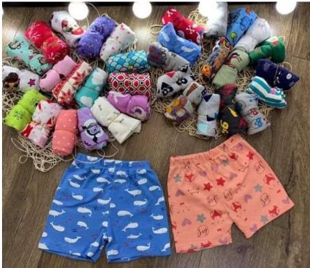 10 quần đùi bozip trẻ em bé từ 4-15kg