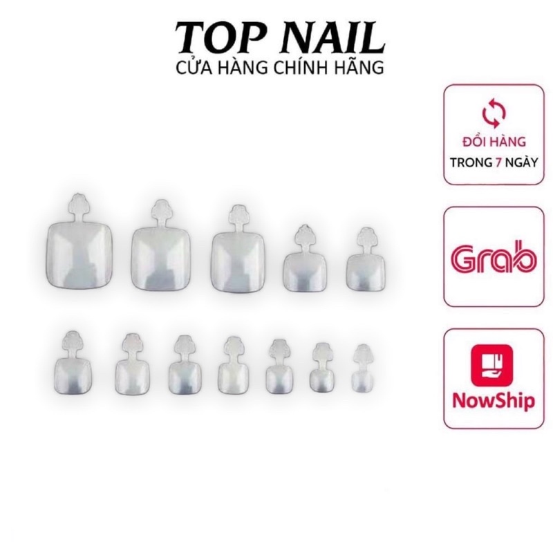 Móng úp chân HQ màu đục đủ size