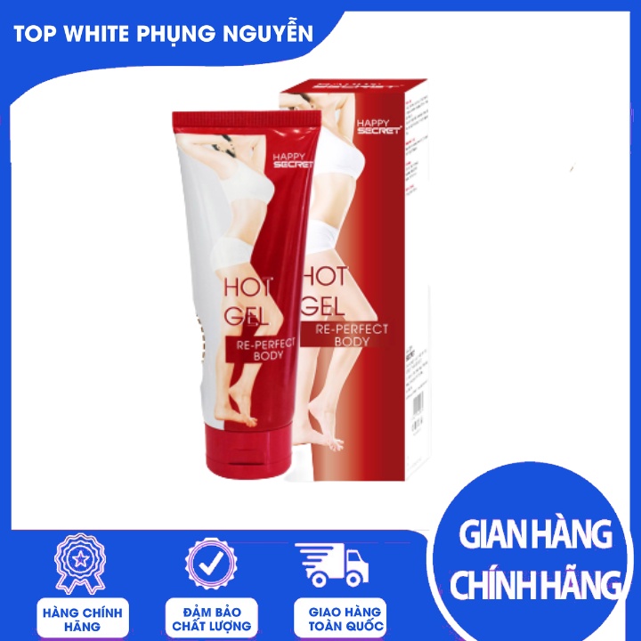 Top white, gel săn chắc da hot gel re-perfect body