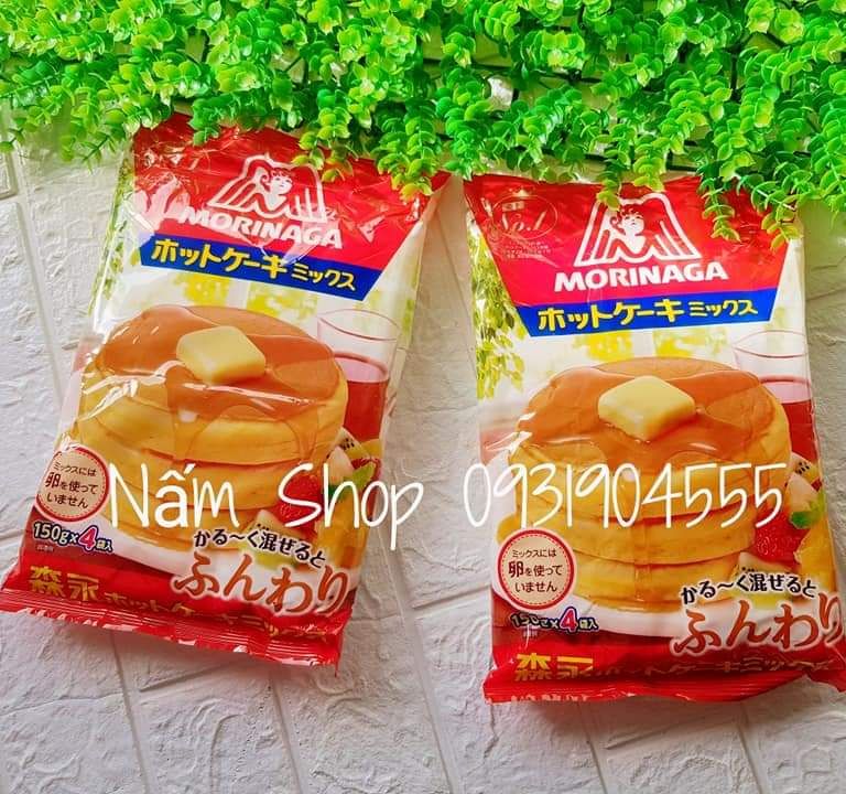 Bột làm bánh pancake / bánh rán doremon Morinaga gói 600g