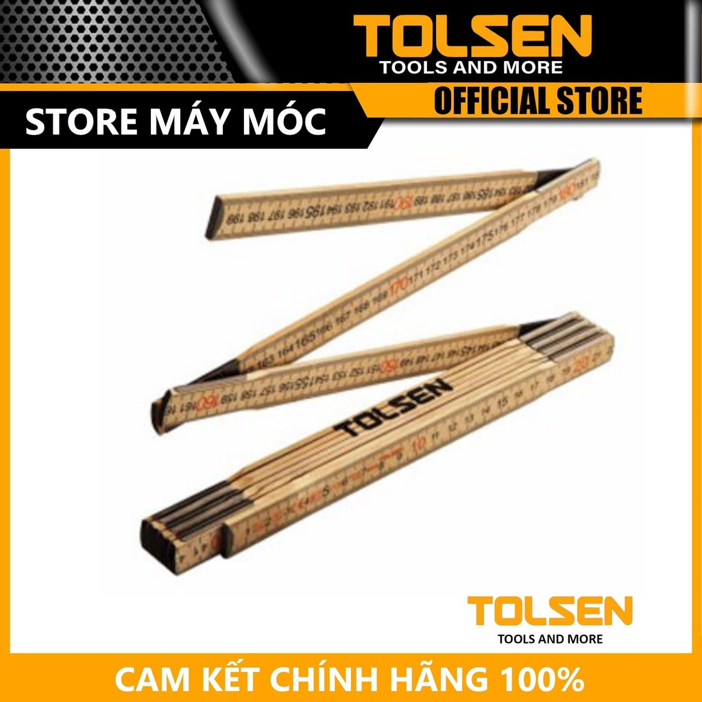 Thước xếp nhựa 2m tolsen 35046