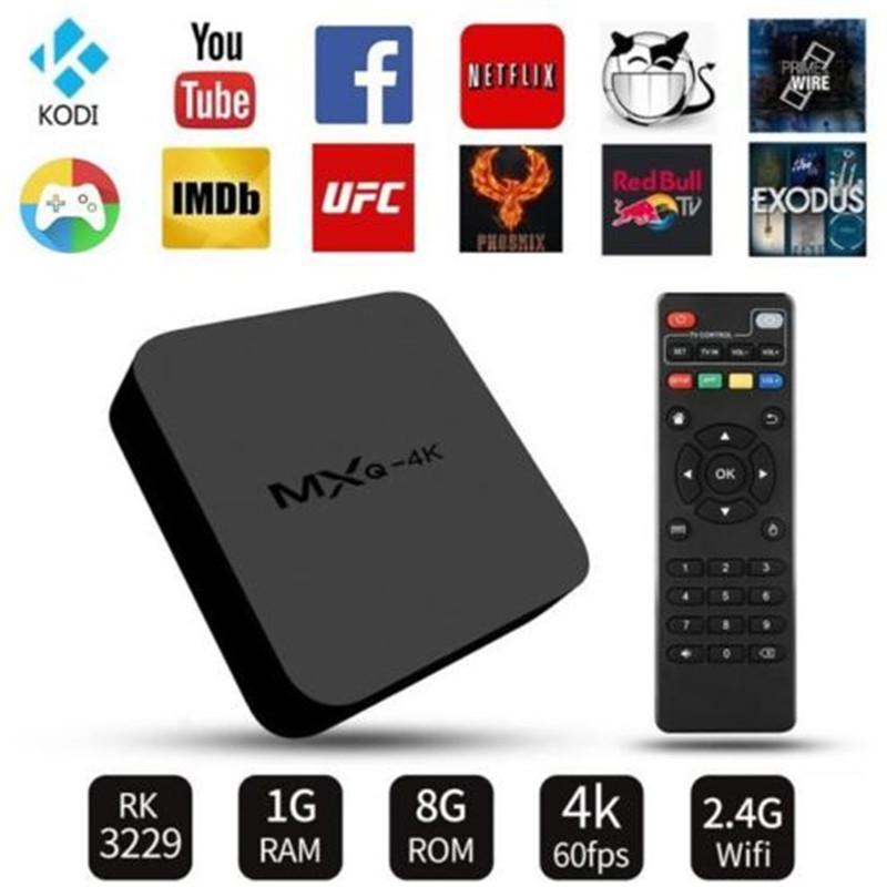 MXQ-4K Android 7.1 TV Box RK3229 1GB+8GB Smart TV BOX ( tuỳ chọn phiên bản RAM)