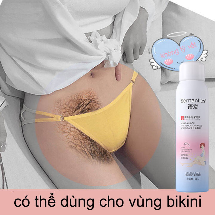 Xịt tẩy lông không đau Kem mousse tẩy lông mousse xịt kem tẩy lông toàn thân xịt tẩy lông tay tẩy lông vùng kín tẩy lông nách tẩy lông vùng kín nhẹ nhàng an toàn không kích ứng tẩy lông nhanh online