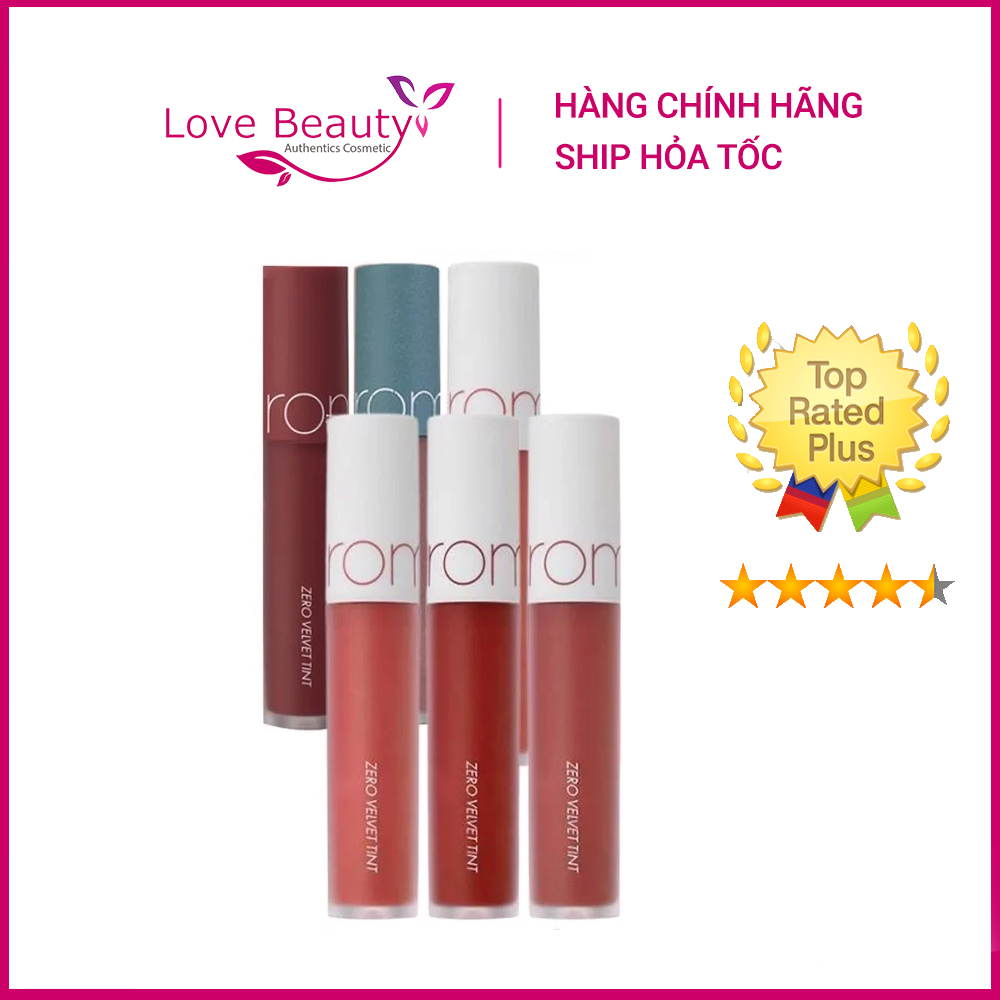 Son kem lì cực nhẹ môi romand zero velvet tint 5.5g