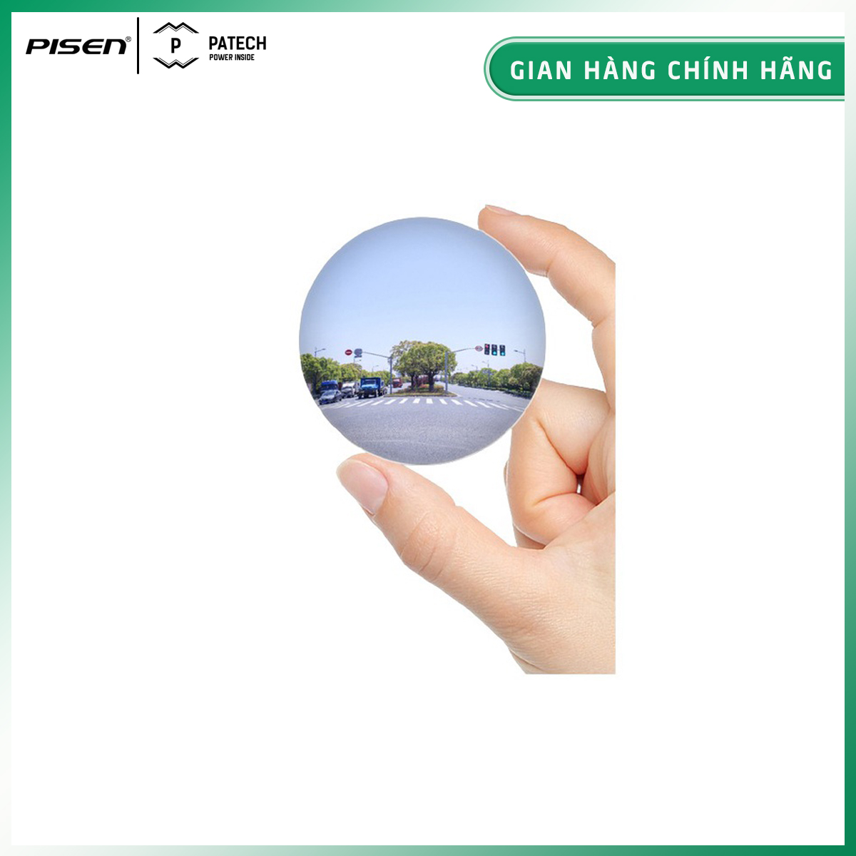 Gương cầu chiếu hậu PISEN Car Reversing Round Mirror, model: CHZ-05 - Hàng chính hãng