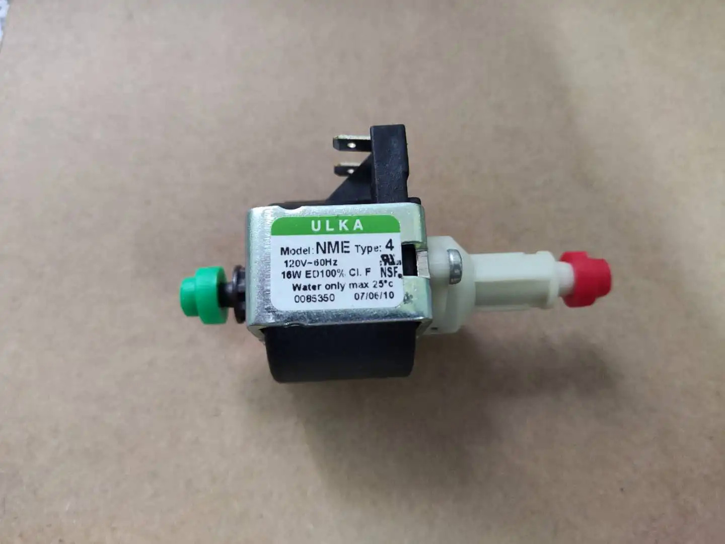 2023ulka bơm điện từ ac120v 16W 60 Hz hơi nước sạch Máy bơm nước