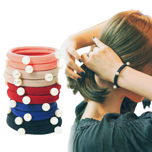 Dây buộc tóc, nơ buộc tóc đính đá phong cách Hàn Quốc cao cấp DBT01