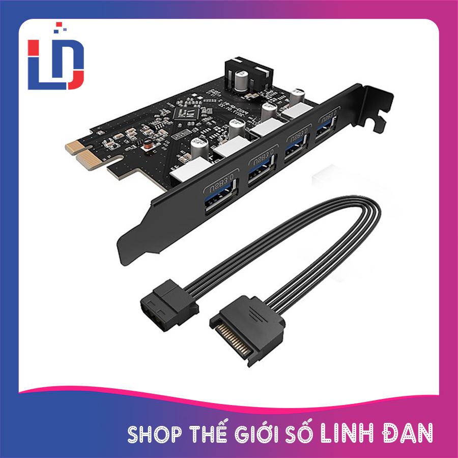 Card chuyển cổng pci-e ra 4 cổng usb 3.0 orico pvu3-4p-v1