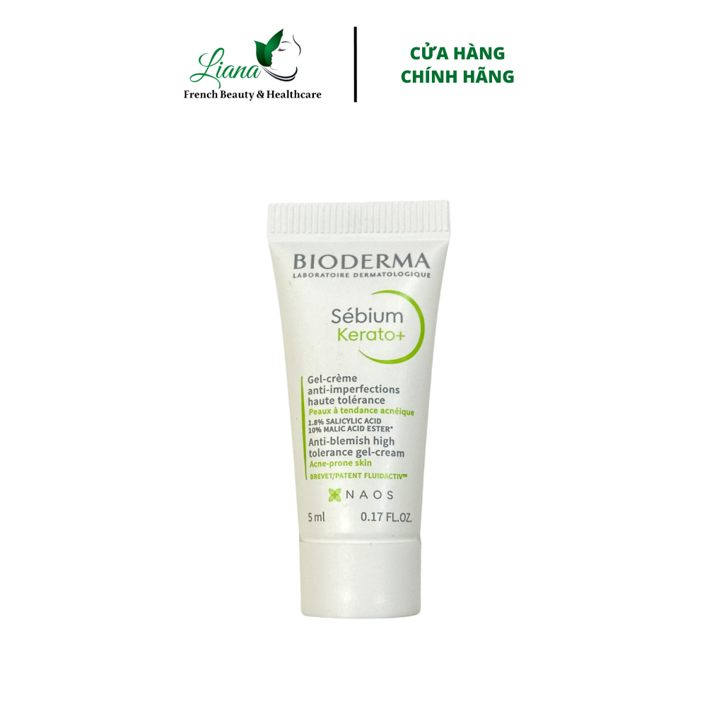 Kem Dưỡng Bioderma Giảm Mụn & Thâm Mụn Sébium Kerato+ 5ml