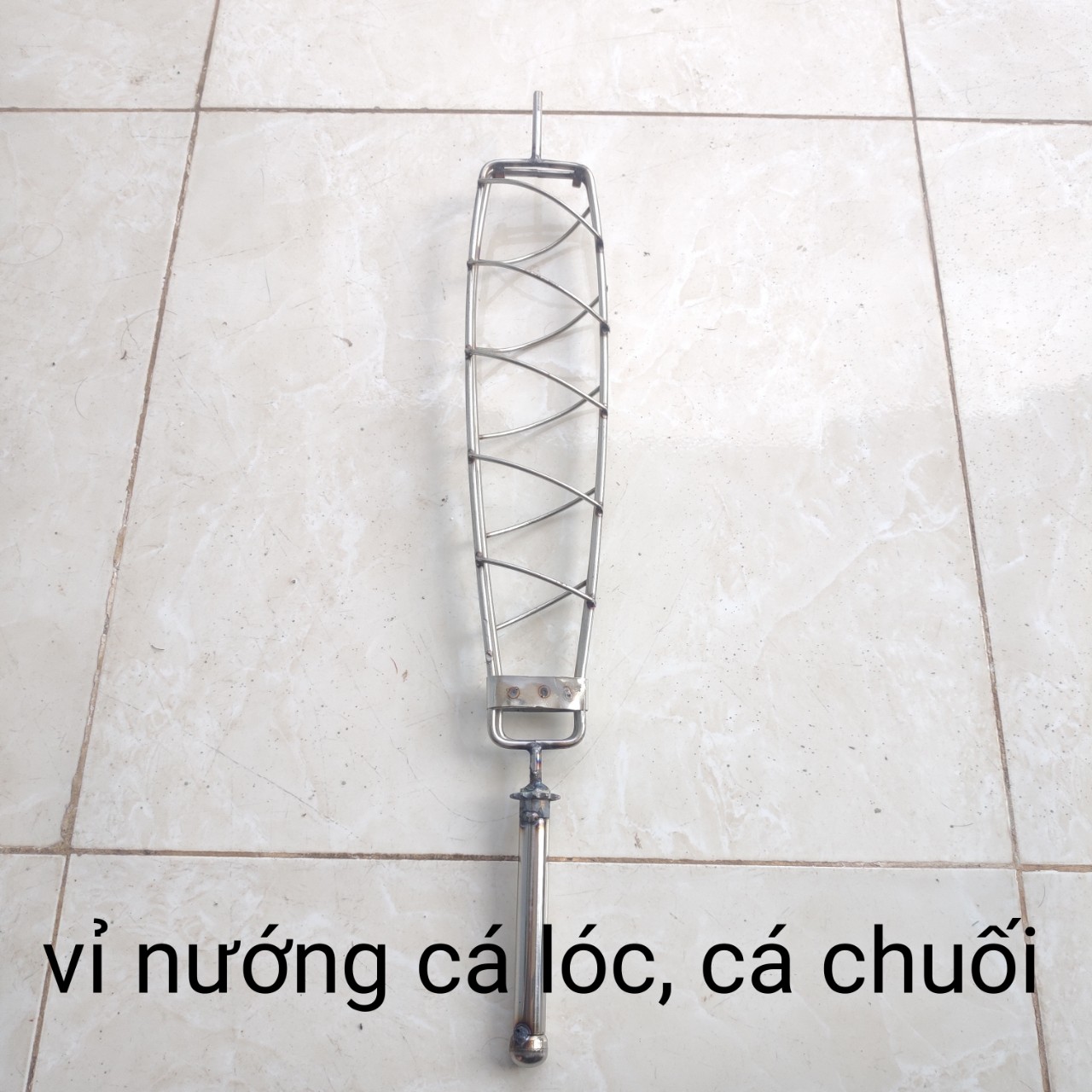 FREESHIP MAX-CAM KẾT GIÁ TỐT-Vỉ nướng cá lóc/ vỉ nướng cá quả/ vỉ nướng cá chuối cho lò quay tự động chạy xích cam xe máy