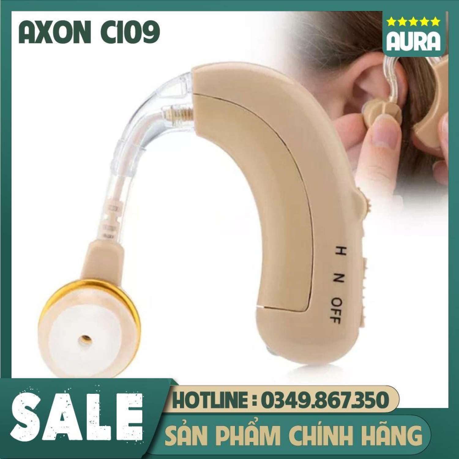 Hàng chính hãng, máy trợ thính, tai nghe trợ thính cho người già c109, máy trợ thính không dây cho người già, chống tiếng ồn cực tốt