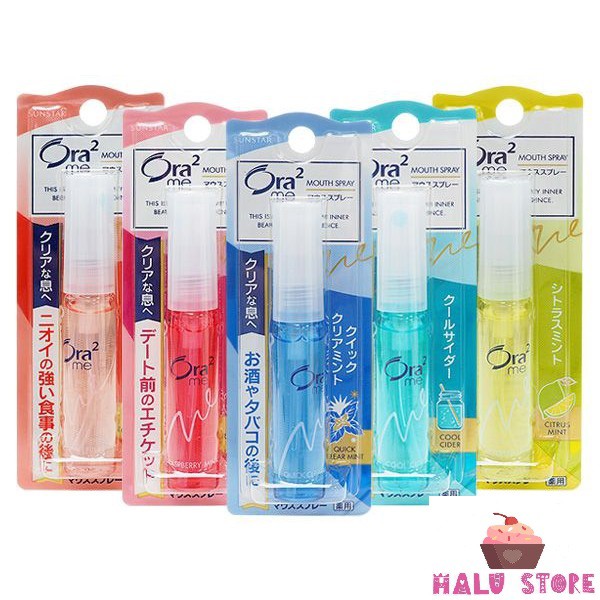 Xịt thơm miệng nhật bản sunstar ora2 chai 6ml - nhật bản