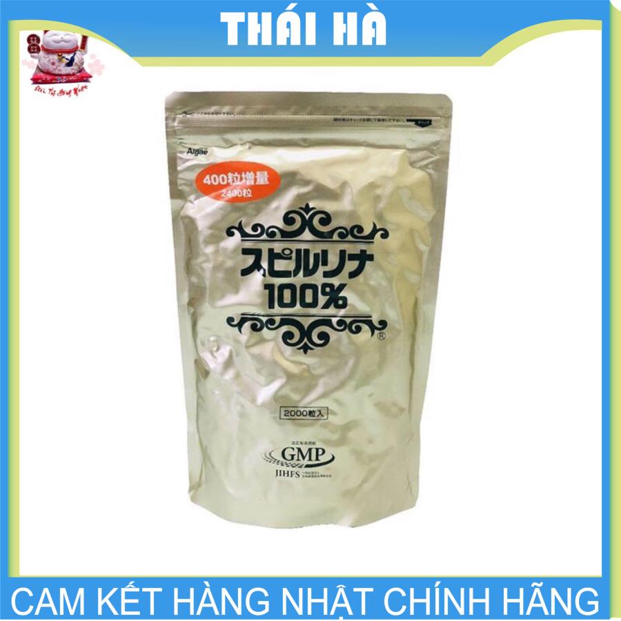 Tảo Xoắn túi Nhật Bản Spirulina Algae 2400 Viên