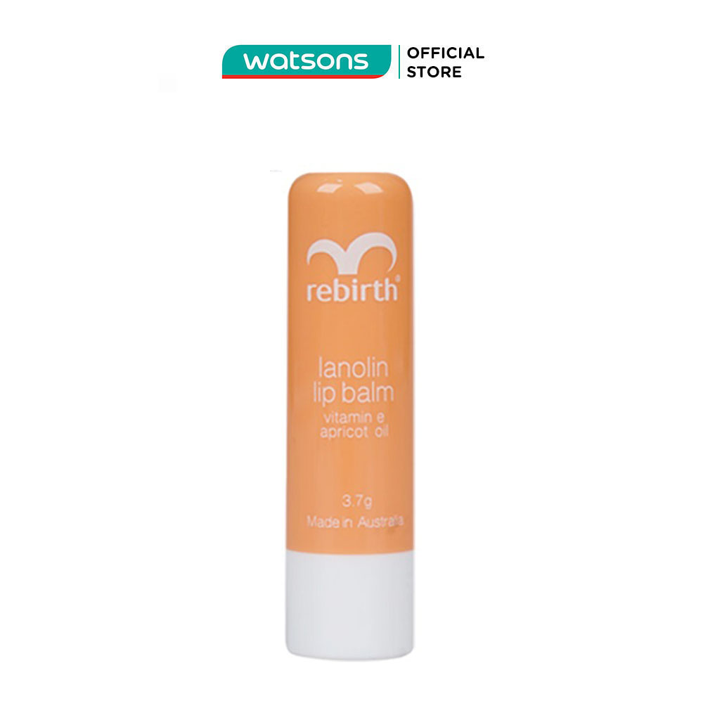 Son Dưỡng Môi Nhau Thai Cừu Rebirth Với Vitamin E và Dầu Mơ 3.7g