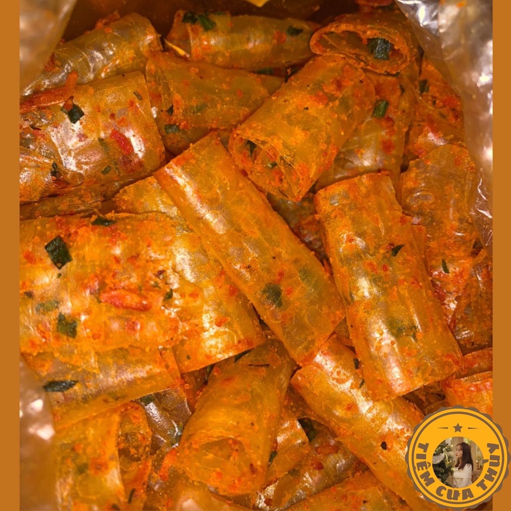 Bánh tráng cuộn tôm hành, 500g bánh tráng sa tế cuộn tôm hành tây ninh loại 1, đồ ăn vặt tuổi thơ, bánh