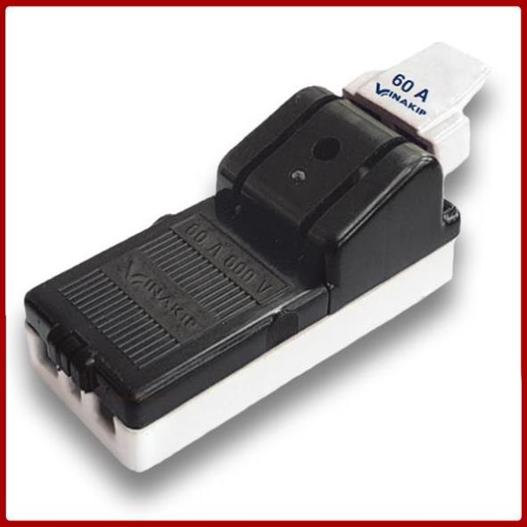 Cầu dao vinakip đế sứ 1 pha 2 cực một chiều 30-60a