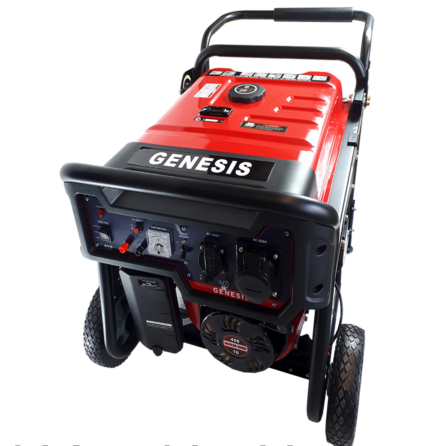 Máy phát điện chạy xăng 6.3kw genesis gd8300ew