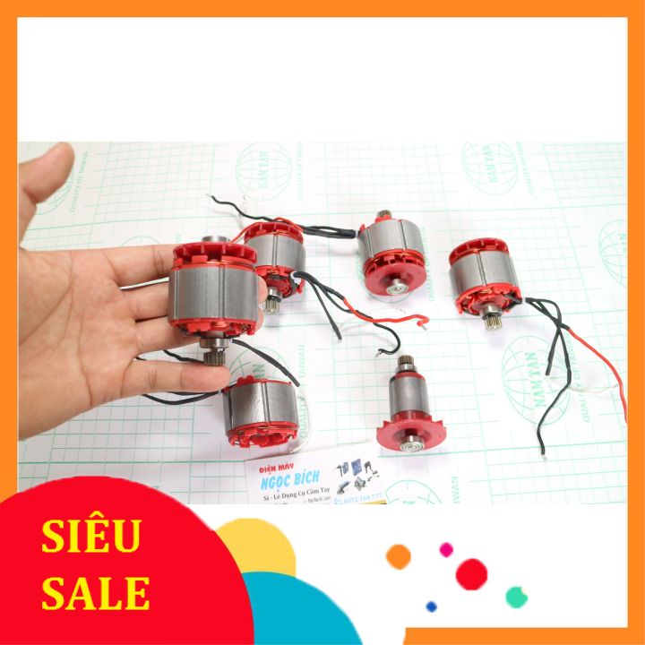 Linh kiện máy khoan pin không chổi than ( roto, stato)