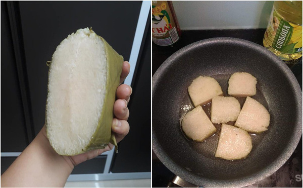 5 cái bánh chưng không nhân cô Liên Bình định (1 cái 250gram luôn lá có hút chân không)