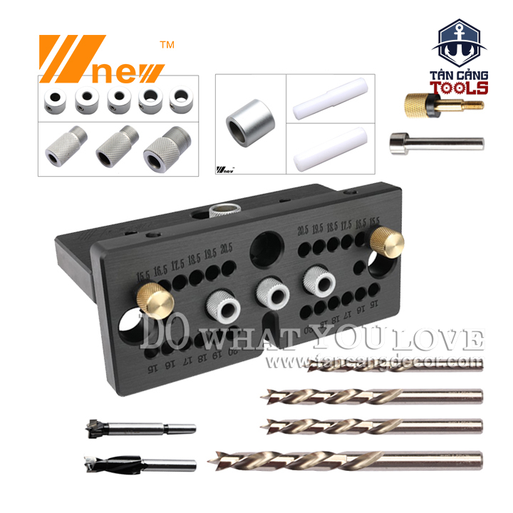 Bộ Cử Khoan Ốc Cam Liên Kết, Chốt Gỗ Wnew -  Với sự hoàn hảo trong từng chi tiết giúp đẩy nhanh tiến độ và độ chính xác tuyệt đối