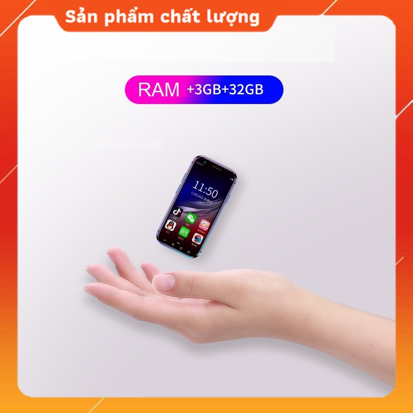 Điện Thoại mini SOYES XS Ram 3G bộ nhớ 32