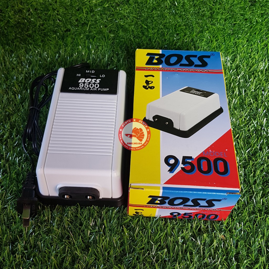 Máy Sủi Oxy BOSS 9500 Dùng 2 Vòi Siêu Êm - Hàng Công Ty