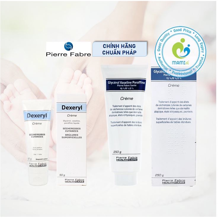 Kem dưỡng da nẻ chàm cho trẻ sơ sinh, người lớn Dexeryl Pierre Fabre Healthcare, Pháp
