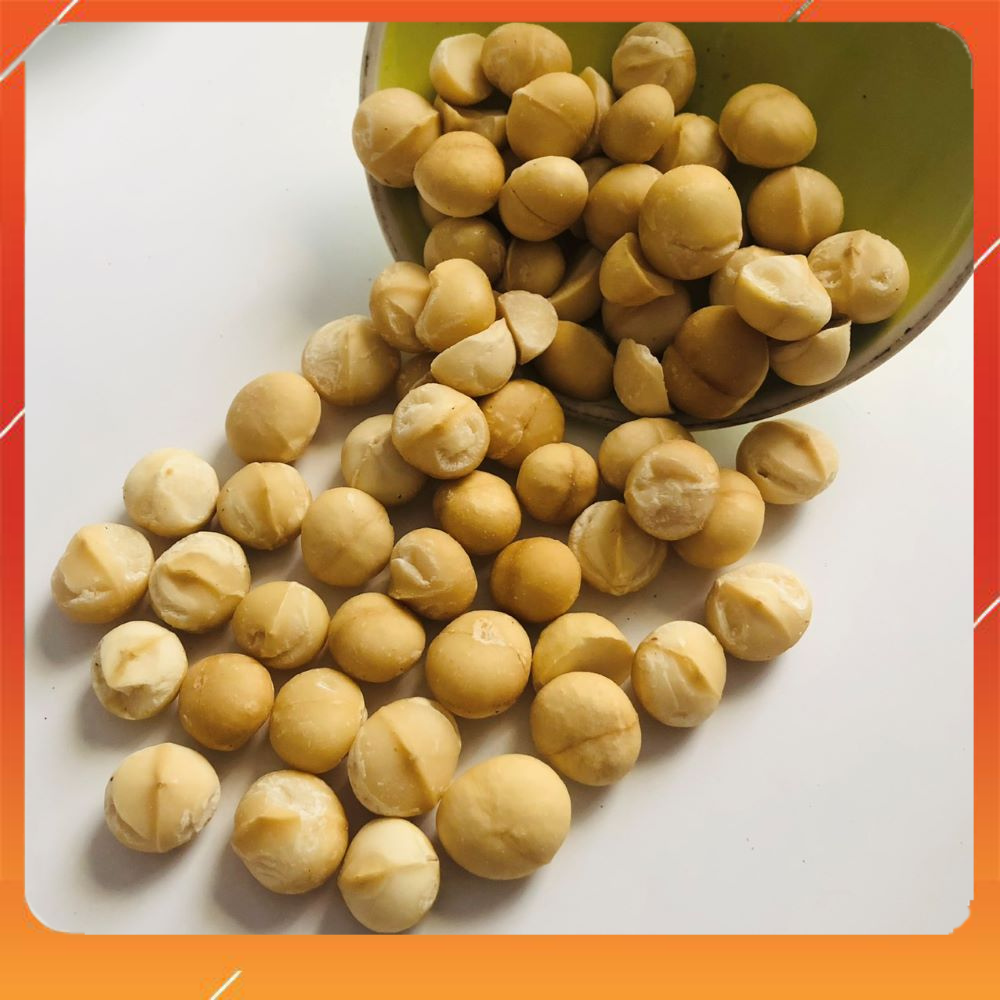 [HCM]500gr - Nhân hạt macca Úc nữ hoàng các loại hạt to giòn béo thơm - ready to eat 500gr maccadamia without brown skin