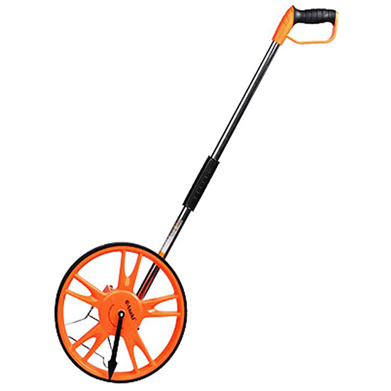 Xe đẩy đo đường bánh xe φ320mm - cán xếp asaki ak-2578