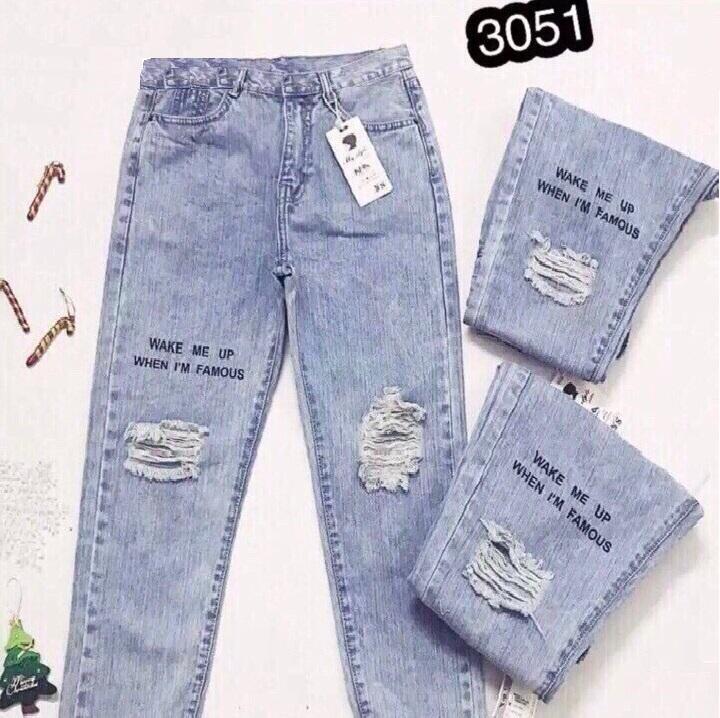 [HCM]Quần Jean Nữ Chất Liệu Đẹp Baggy IN CHU NGANG RG THE COOKIES JEANS  FASHION - ÁO THUN TRƠN SIZE 9-12MONTHS/6-9MONTHS HOẶC TƯƠNG ĐƯƠNG