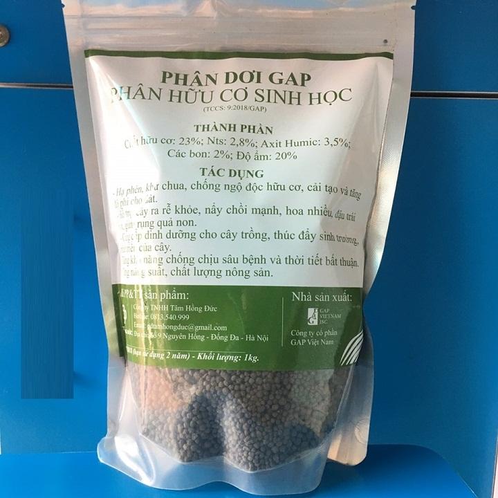 Phân dơi VietGAP hữu cơ sinh học túi 1kg