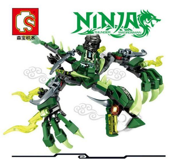 Bộ lắp ráp lego senbao ninja rồng 8600 - 8603.